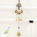 1x Money Tree Wind Chimes Bell Good Lucky Home Garden Outdoor Top Decor F2D3