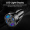 #A LED Digital Display Auto Charging Plug Adapter Practical for Mobile Phone