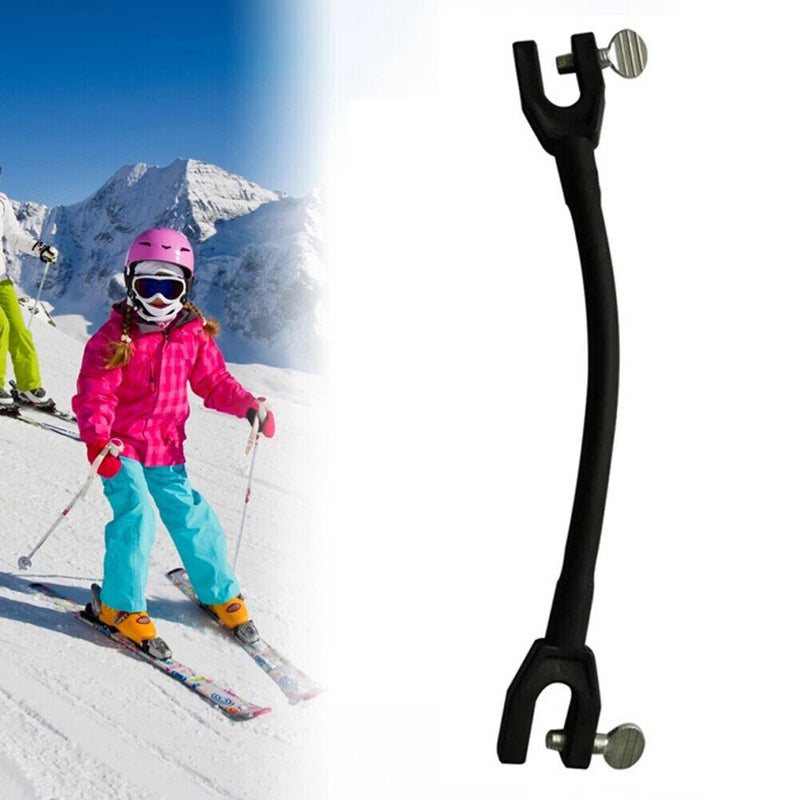 Removable Training Elastic Clip Winter Ski Tip Connector for Beginner Child