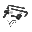 22mm/0.87" Motorcycle Brake Clutch Lever Protector Hand Guard (Black)