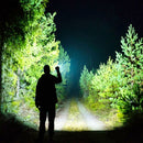 USB Rechargeable Super Bright Powerful Torch LED Super Bright Zoom Flashlight