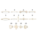 Ivory White Cabinet Handles Drawer Knobs Door Pulls Furniture Handle Hardware