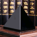 Black Crystal Healing Stone Mineral Specimen Reiki Energy Obsidian Pyramid