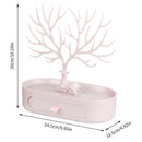 Box Tree Storage Drawer Jewelry Cases Display Stand Antlers Jewelry Rack