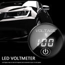 Car DC 5-48V Panel Voltmeter Touch Switch Battery Capacity Tester (White) Newly