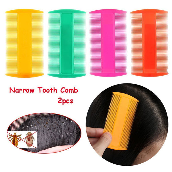 Double Sided Narrow Tooth Comb Beauty Brush Hair Styling Tools Lice Comb