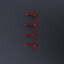 20pcs Barbed Crank Sharp Fishing Hooks Pesca Tackle with 3 Anchors Newly