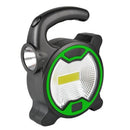 Handheld COB LED Flashlight Light Portable Battery Powered Outdoor Lantern Torch