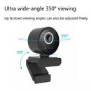 2mp AI Humanoid Smart Auto Tracking USB Camera with Mic HD Cameras Video Webcam
