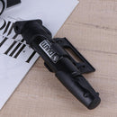 Portable Folding Bicycle Air Pump Inflator for Presta Schrader Valve Black