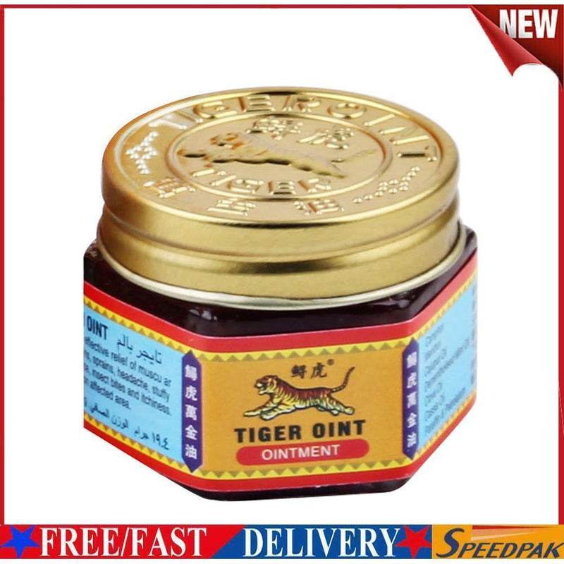 Red Tiger Balm Headache Stomachache Painkiller Muscle Relieving Ointment