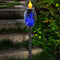 #A 1/2/4/6/8pcs Solar Flame Torch Light Lawn Lamp Holiday Landscape Lighting Dec