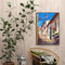 House Stairs Oil Paint By Numbers Kits DIY Handpainted on Canvas Wall Art