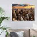 DIY Digital Oil Painting Kit Coded Hand Painted Picture City Scape Acrylic Paint