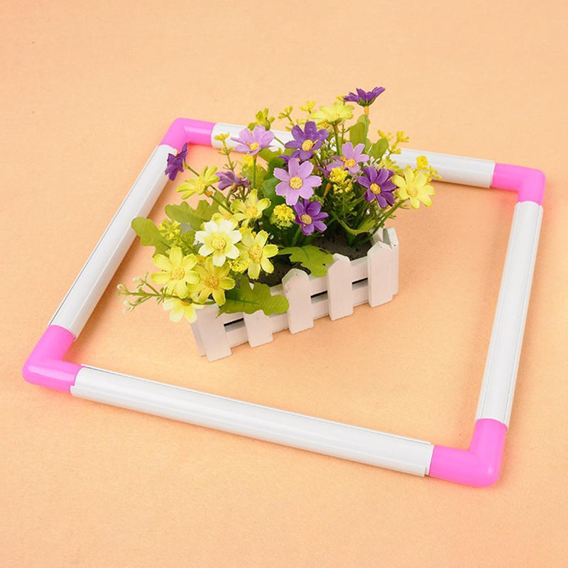 Embroidery Frame Plastic Cross Stitch Hoop Stand Holder DIY Sewing Craft Tools