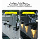 LED Solar Powered Fence Wall Lights Garden Lamp Step Path Decking Outdoor M0K5