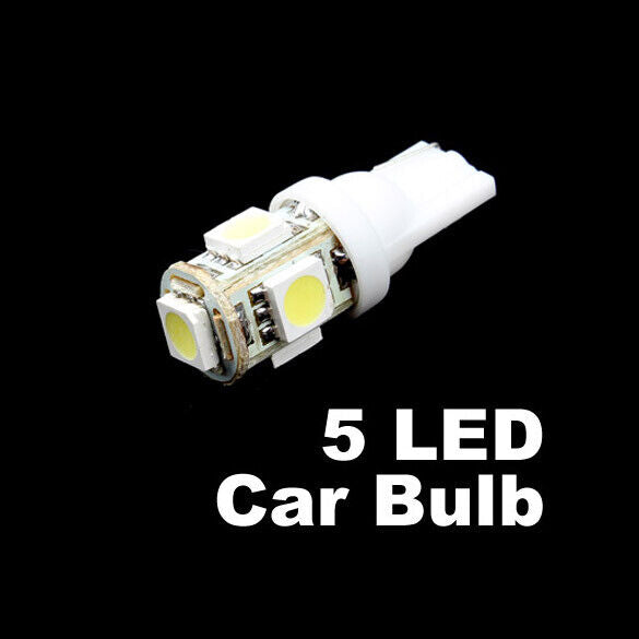 12V 5 SMD LED Car Auto Light Bulb White Light Parking Safe Car Side Lamp