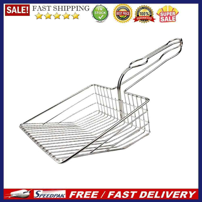 Stainless Steel Pet Dog Cat Cleaning Tools Puppy Kitten Litter Scoop Poop Sho
