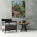 Painting By Numbers Kit DIY Resting Birds Canvas Oil Art Picture Home Decor