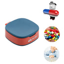 Pills Storage Case 7-Day Pills Grids Box Weekly Medicine Dispenser (Blue)