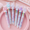 Colorful Refill Stationery Set Animal Mermaid Ballpoint Pen Rollerball Pen