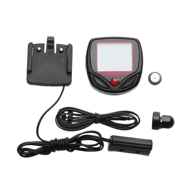 Display Waterproof Bike Computer Cycling Stopwatch Bicycle Odometer Speedometer