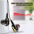 Wired Earbuds with Mic - with Deep Bass In-Ear Headset for Sports Running Newly