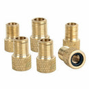 1x Bicycle Valve Adapter Conversion Head Brass Straight Nozzle Pattern L0Z1 X3Q8
