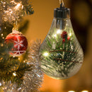 Christmas LED Tree Hanging Bulb Decoration Luminous Warm Light Pendant (2)