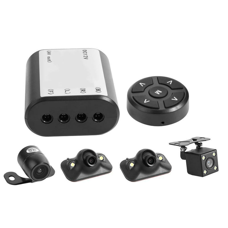360 Degree Bird View System 4 Camera Panoramic Smart Car Parking Cam System UK