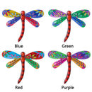 Sculpture Garden Backyard Metal Dragonfly Art Craft Sculptures Wall Decoration