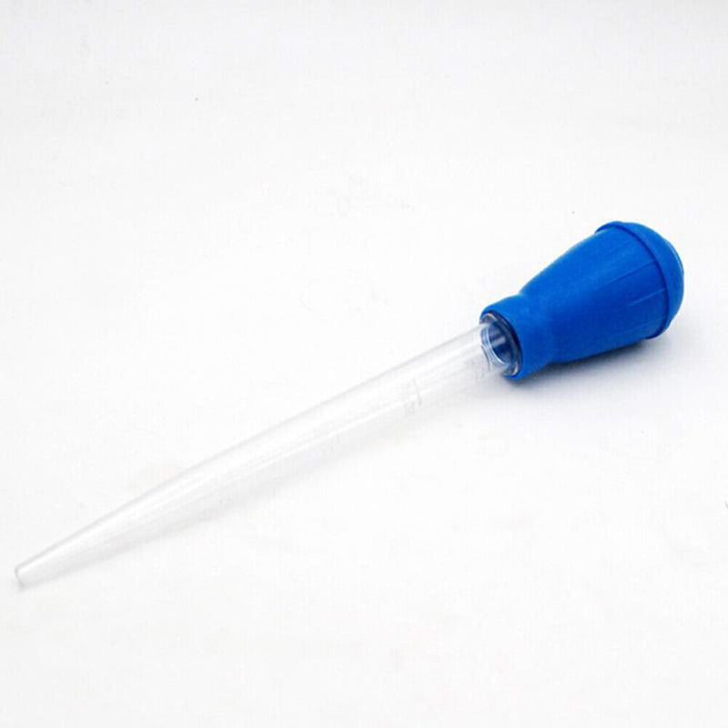 Manual Fish Tank Aquarium Feed Water Changer Mini Suction Pipe Tool (Blue)