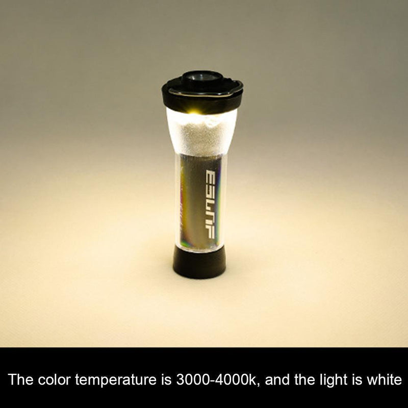 LED Camping Hanging Lights Waterproof Outdoor Hiking Tent Flashlight Black