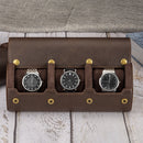 #A Watch Roll Travel Case Storage Box for Fossil Gen 6/Watch7/Galaxy Watch 4