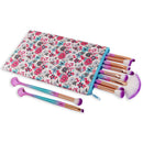 Portable Large Cosmetic Storage Bag Exquisite Print Vertical Makeup Bag(3)
