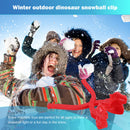 Snowball Maker Tool Dragon Shape Snow Ball Tongs with Handle (Red) Newly