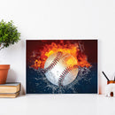 5D Diamond Painting Heat Baseball Full Round Drill DIY Mosaic Picture Decor Kit