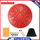 6"" 11-Note Steel Tongue Drum Hand Pan Ethereal Drums Instruments Accessories