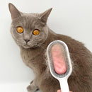 Pet Cat Hair Comb Cleaning Wipe Carpet Lint Removes Brush (Short Hair Pink)