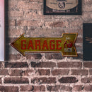 Special Shape Arrow Mark Metal Sign Retro Waterproof Door Hanging Board (1)