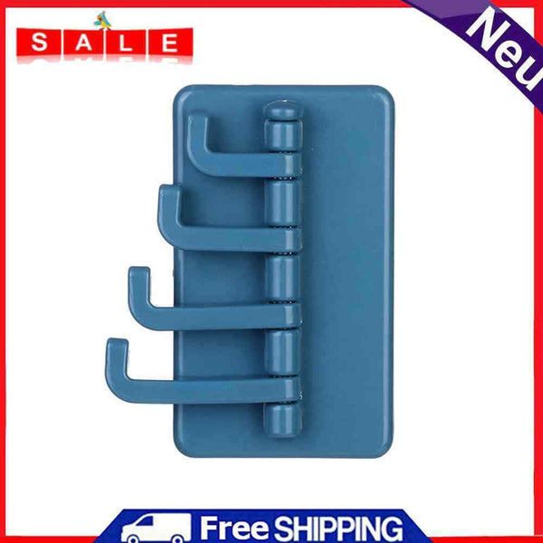 Adhesive Wall Hook Ornament for Coat Strong Load Bearing Bag Towel Storage Rack