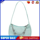 Fashion Women Pure Color Butterfly Chain Underarm Bag Hobos Handbag (Green)