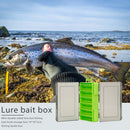 Fishing Bait Hook Storage Box Mini Double-Sided Fishing Tackle Organizer Case