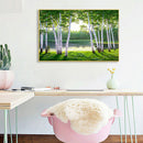 Painting By Numbers Kit DIY Woods Hand Painted Canvas Oil Art Picture Ornamen