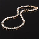 Chain Shiny Dazzling Luxury Cuban Chain Elegant Zircon Necklace Crystal