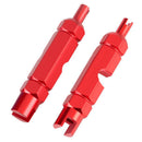 Bicycle Valve Core Tool Multi Function Air Nozzle Extension Disassembly Wrench