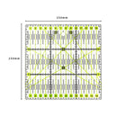Acrylic Patchwork Ruler Double Color Quilting DIY Sewing Tools (15x15cm) Newly