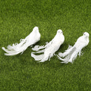 12pcs/set Artificial Foam Pigeon Simulation Feather Birds DIY Garden Decor Craft