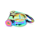 OUO MTB Bicycle Seat Clamp Aluminium Quick Release Seatpost Clip (31.8mm) Newly