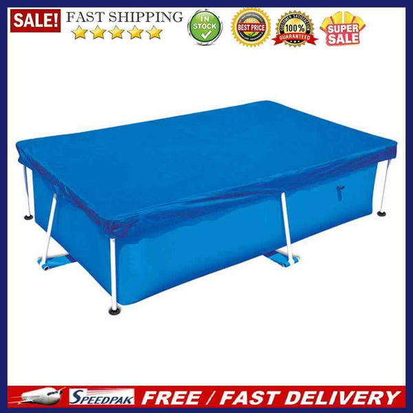 Swimming Pool PE Cover Round Dustproof Floor Mat Waterproof Outdoor Garden Co